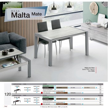 Mesa comedor Malta  Mate
